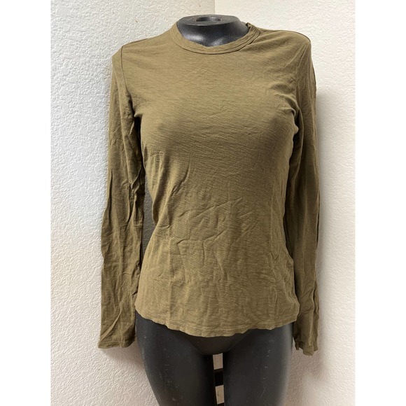 James Perse Tops - James Perse Long Sleeve Crew Tee in Burdock Size 0 or XS WUA3361